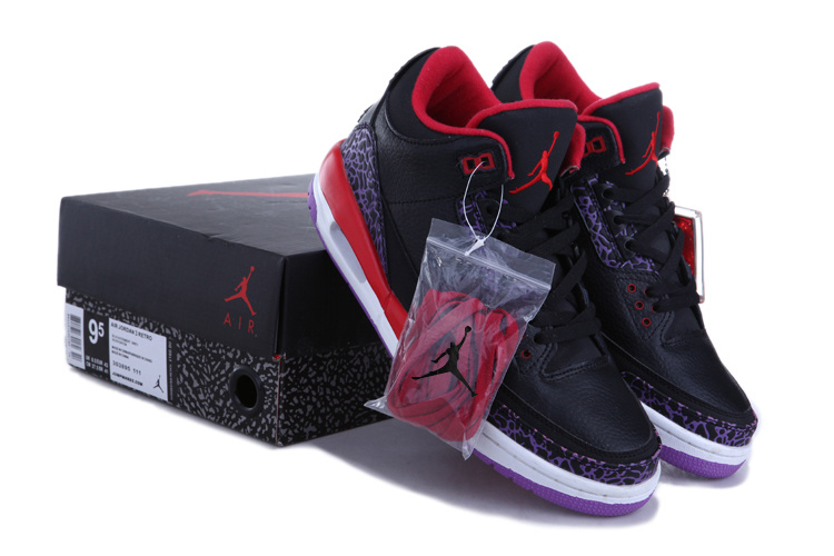 jordan shoes black red