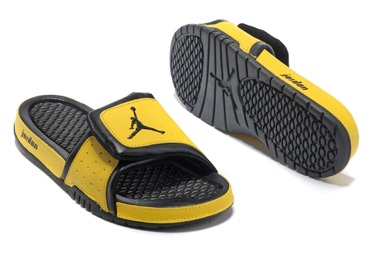 2013 Jordan Hydro 2 Black Yellow Slipper.jpg