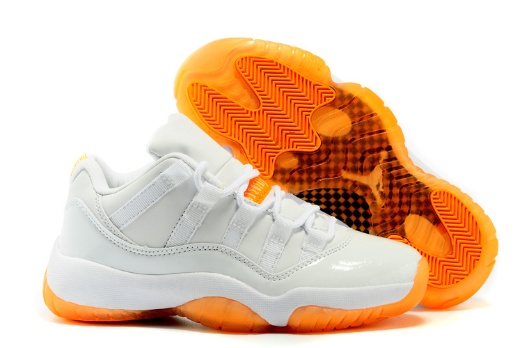 white and orange jordans 11 release date