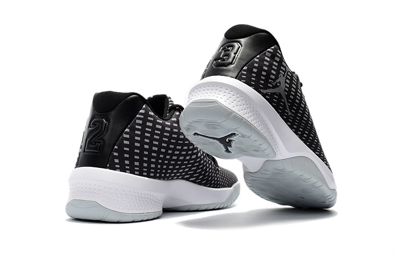 2017 Outdoor Jordan Basketball Shoes Black White Shoes