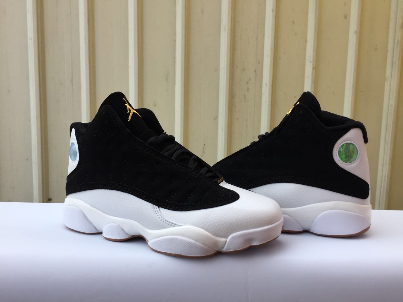 black white and gold 13s