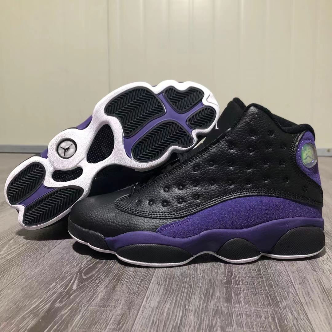 black purple shoes