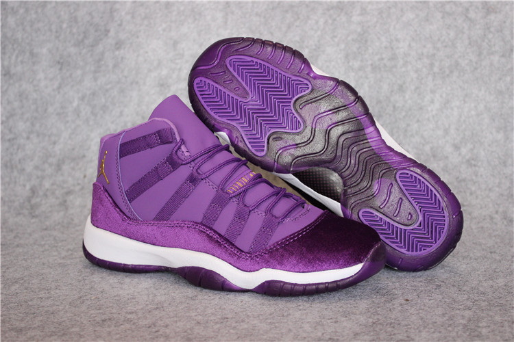 purple suede 11s