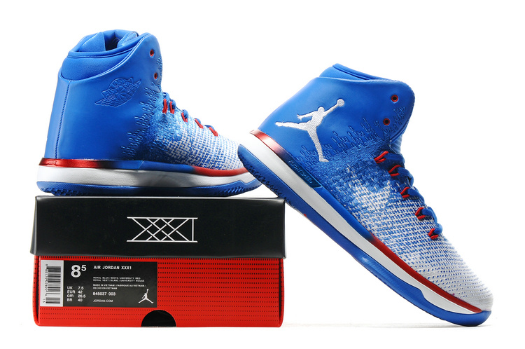 Air Jordan 31 Blue White Red Shoes