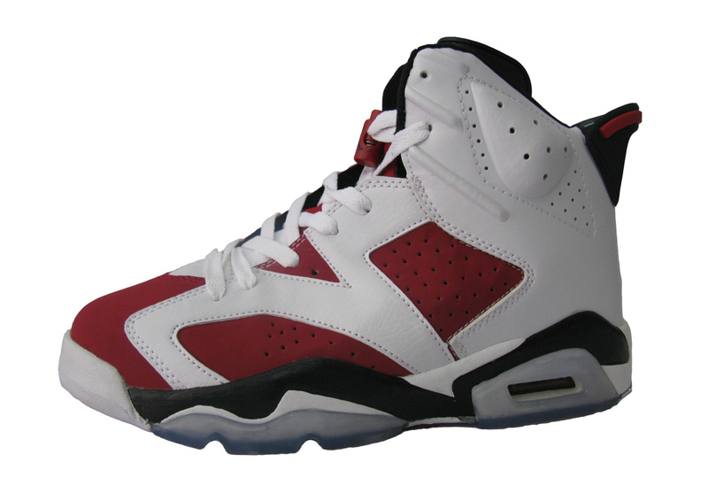 Jordan 6 Retro White Red Black Shoes