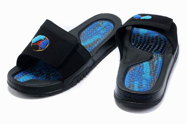 Air Jordan 8 Slipper Black Blue