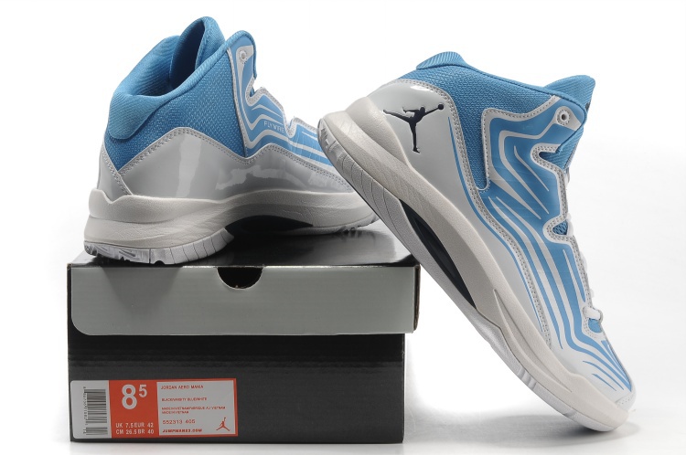 Air Jordan Aero Mania Grey Blue Shoes