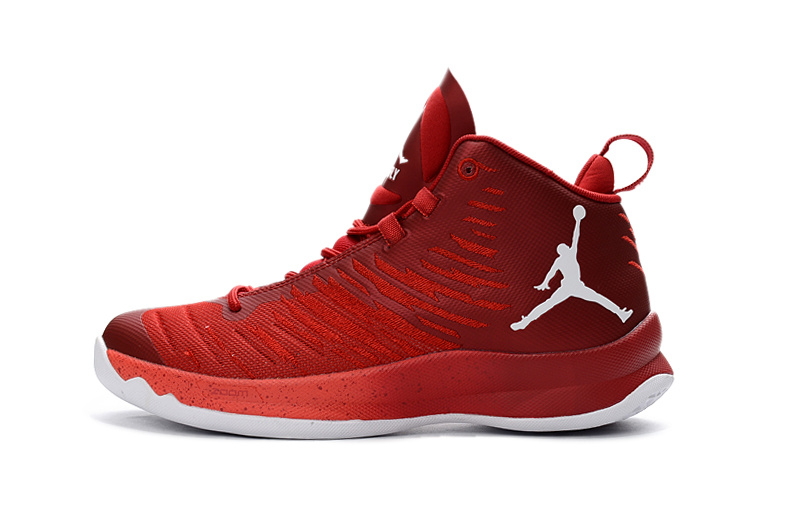 Air Jordan Super Fly X Red White Shoes