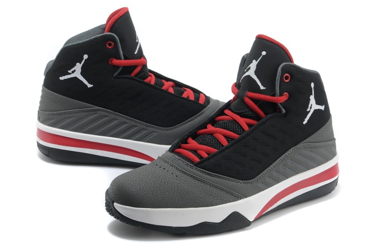 jordan shoes black and grey