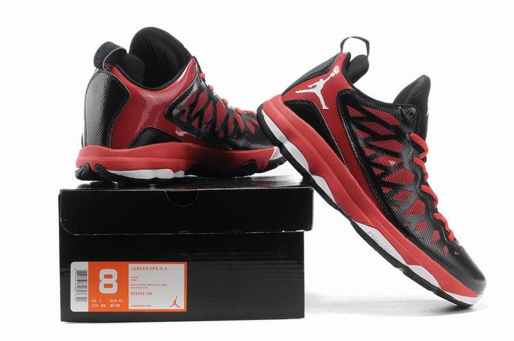 Jordan CP3 VI Silver Black Red White Basketball Shoes