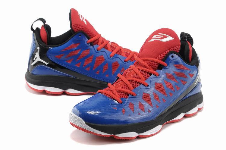 Jordan CP3 VI Silver Blue Red Black White Basketball Shoes