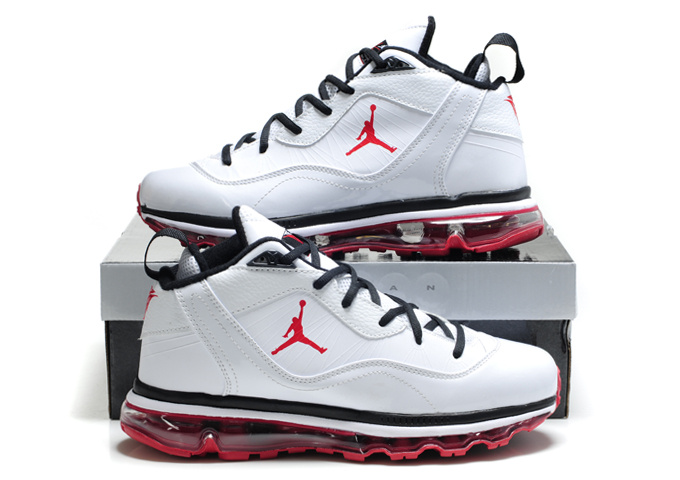 Air Jordan Melo M8+Max 09 White Red Shoes