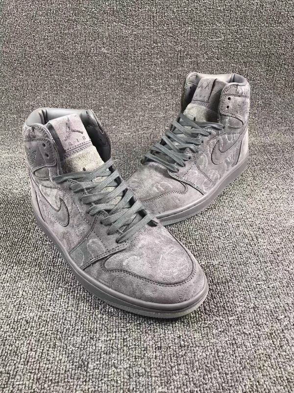 KAWS x Air Jordan 1 Cool Grey Shoes 
