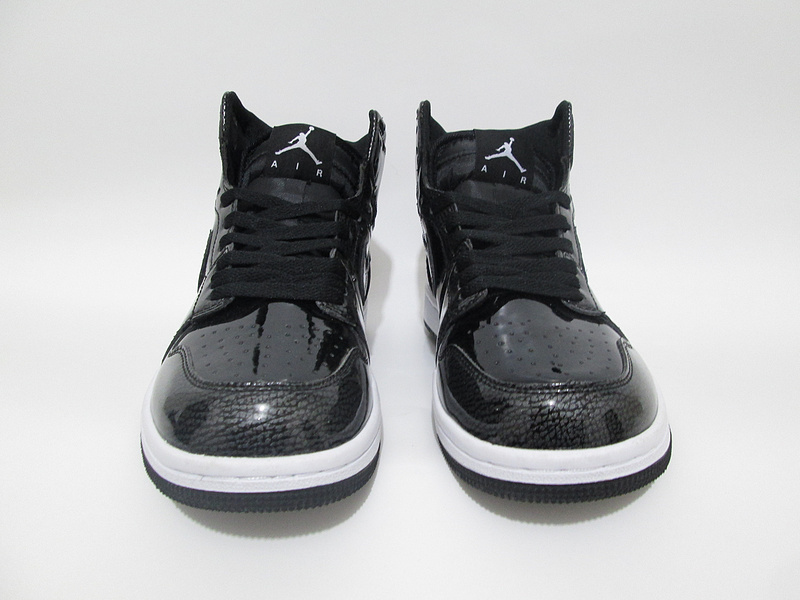 New Air Jordan 1 Slam Dunk Black White Shoes