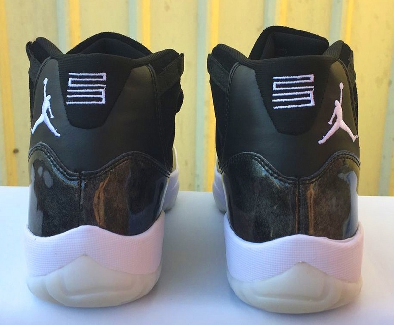 New Air Jordan 11 High Barons Black Lover Shoes