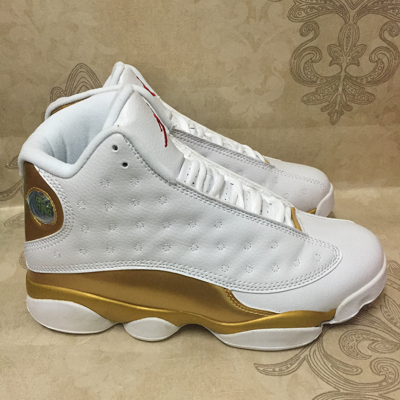 jordan shoes white and gold online