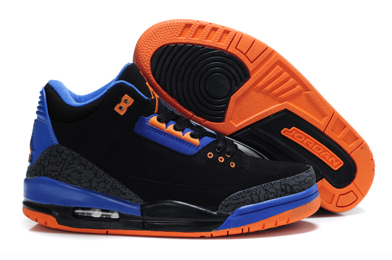 jordan shoes orange and blue