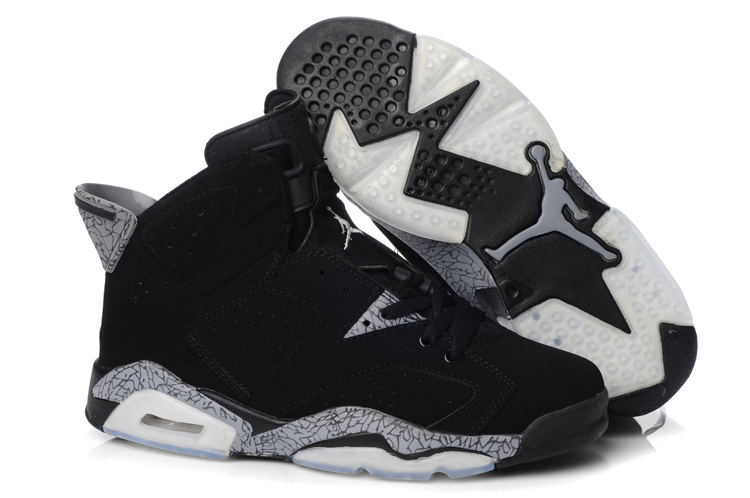 Latest Air Jordan 6 Black Grey