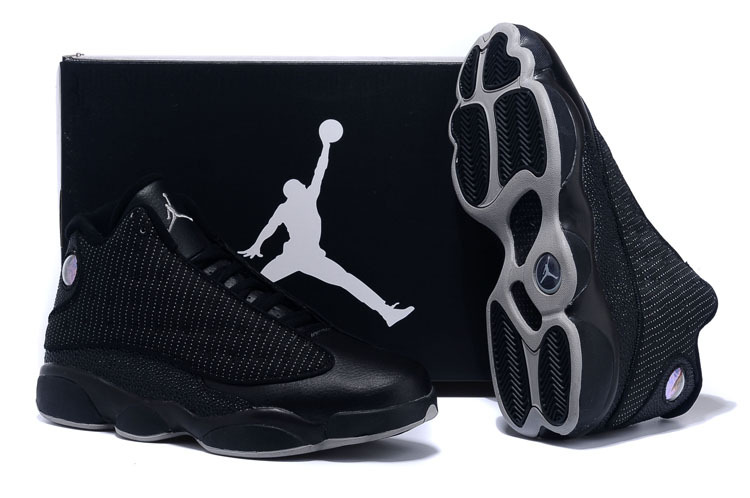 Official Air Jordan 13 Retro All Black 