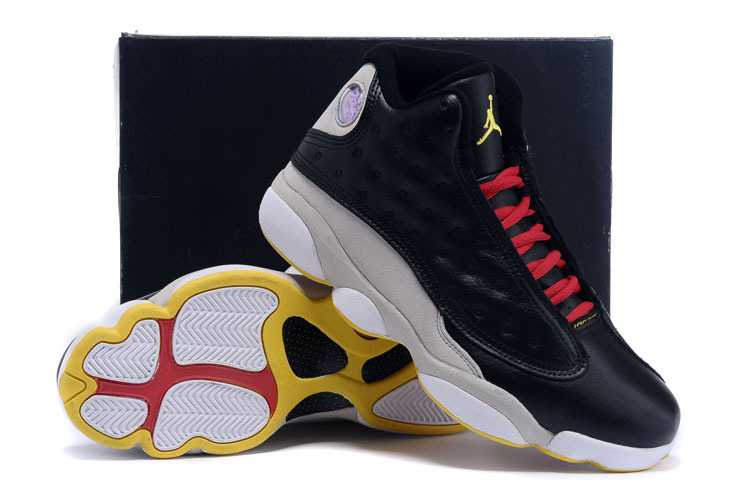 black red and yellow 13s