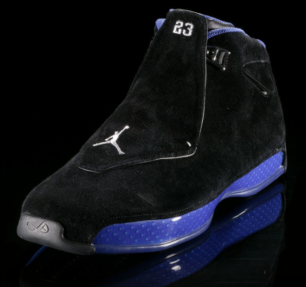 jordan black and blue shoes
