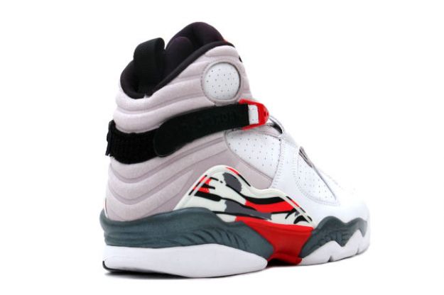 Jordan 8 Retro white black true red shoes